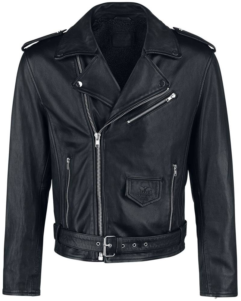 Black Premium by EMP Lederjacke - The Road Crew - S bis XXL - für Männer - Größe M - schwarz von Black Premium by EMP