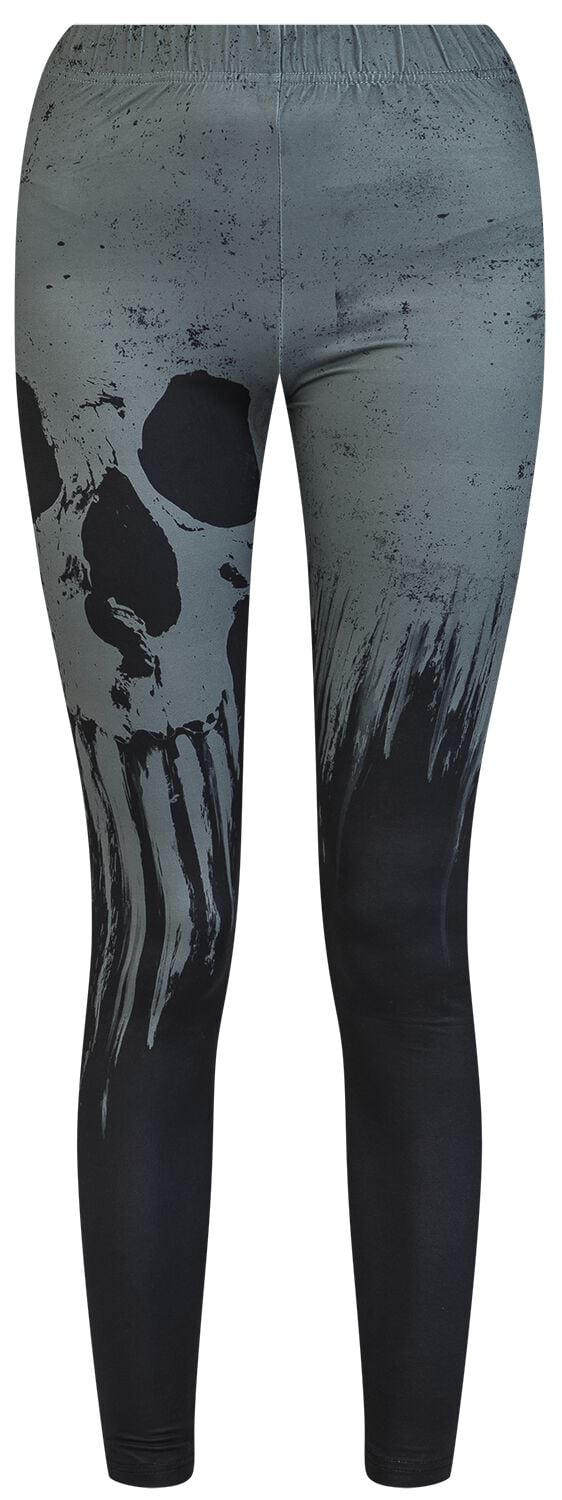 Black Premium by EMP Leggings - Leggings With Skull Print - S bis XL - für Damen - Größe S - schwarz Black Premium by EMP Leggings - Leggings With Skull Print - S bis XL - für Damen - Größe S - schwarz von Black Premium by EMP