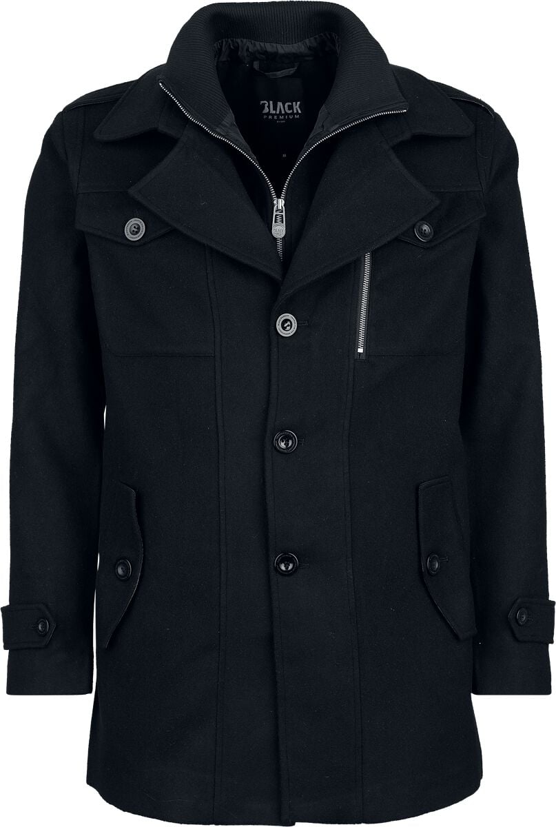 Black Premium by EMP Mantel - Celtic fine lines - S bis XXL - für Männer - Größe XL - schwarz von Black Premium by EMP