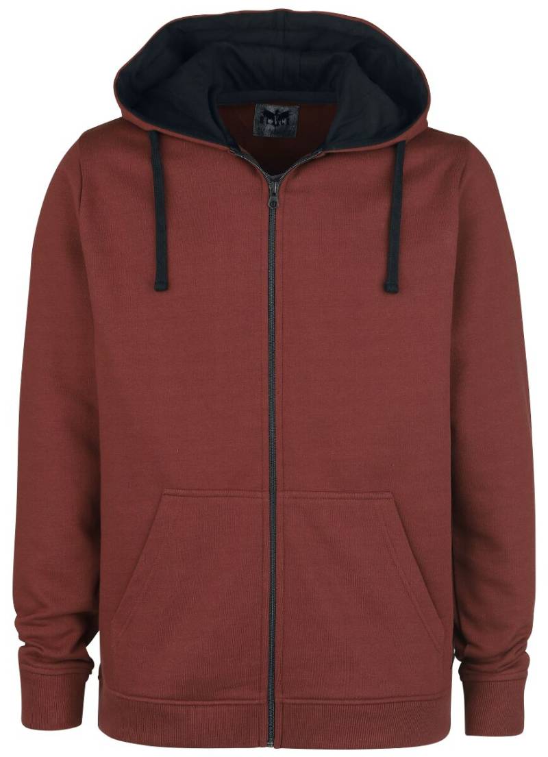 Black Premium by EMP Mask Of Sanity Kapuzenjacke rot in S von Black Premium by EMP