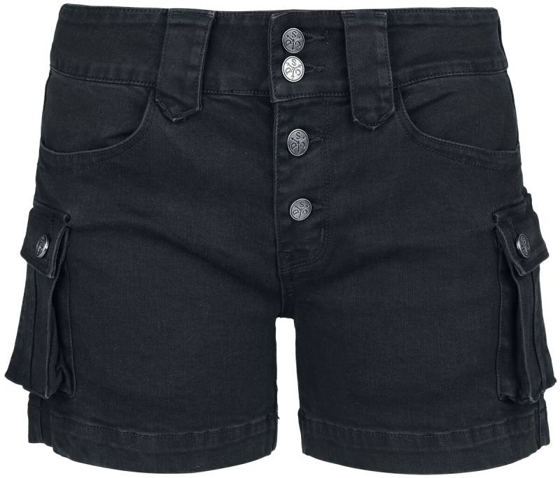 Black Premium by EMP Short - EMP Street Crafted Design Collection - Shorts - 27 bis 34 - für Damen - Größe 27 - schwarz von Black Premium by EMP