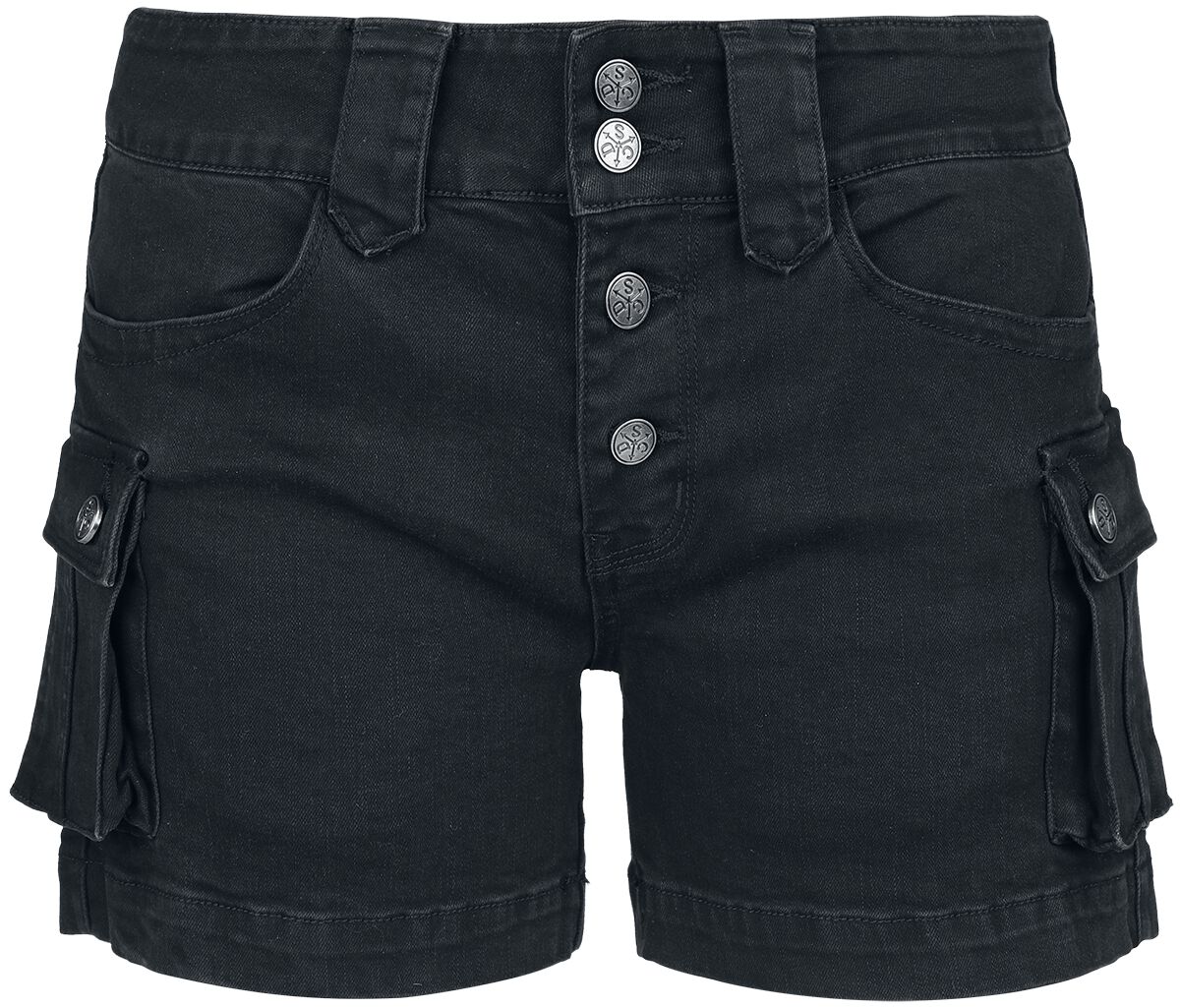 Black Premium by EMP Short - EMP Street Crafted Design Collection - Shorts - 27 bis 34 - für Damen - Größe 29 - schwarz von Black Premium by EMP