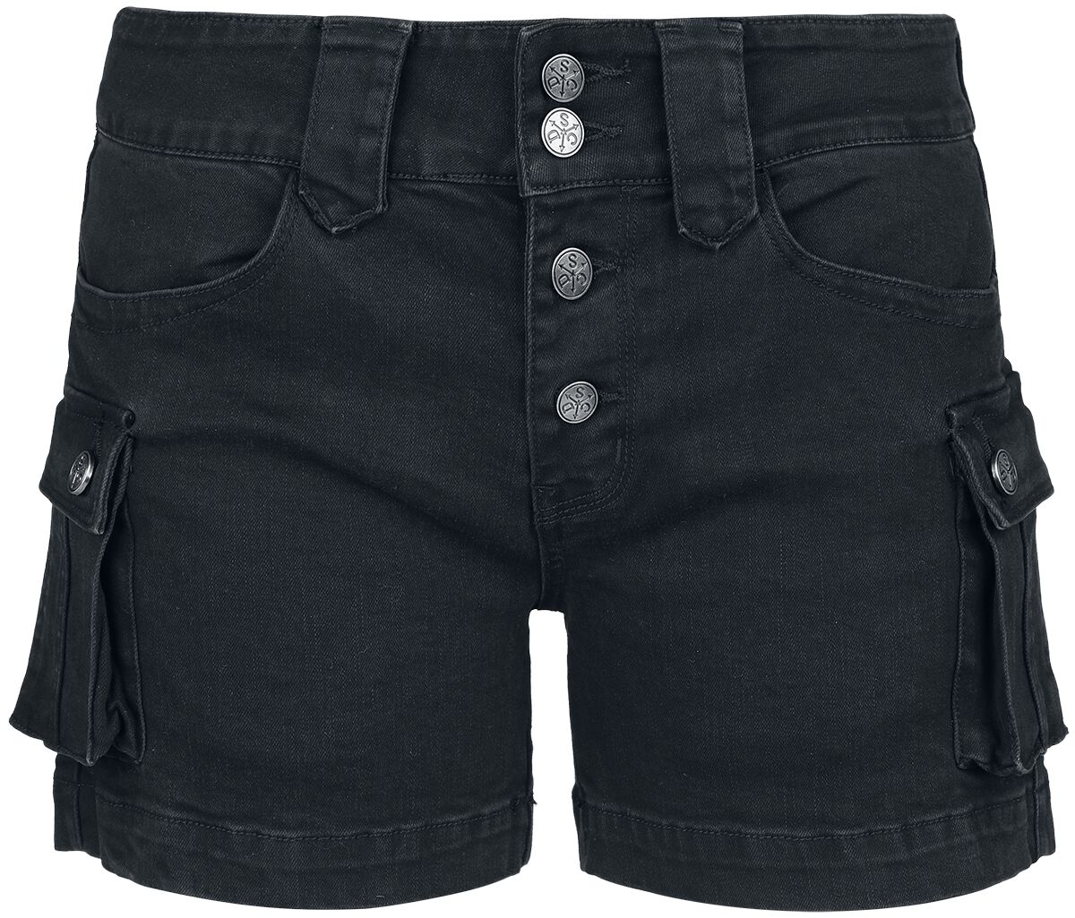 Black Premium by EMP Short - EMP Street Crafted Design Collection - Shorts - 27 bis 34 - für Damen - Größe 32 - schwarz von Black Premium by EMP