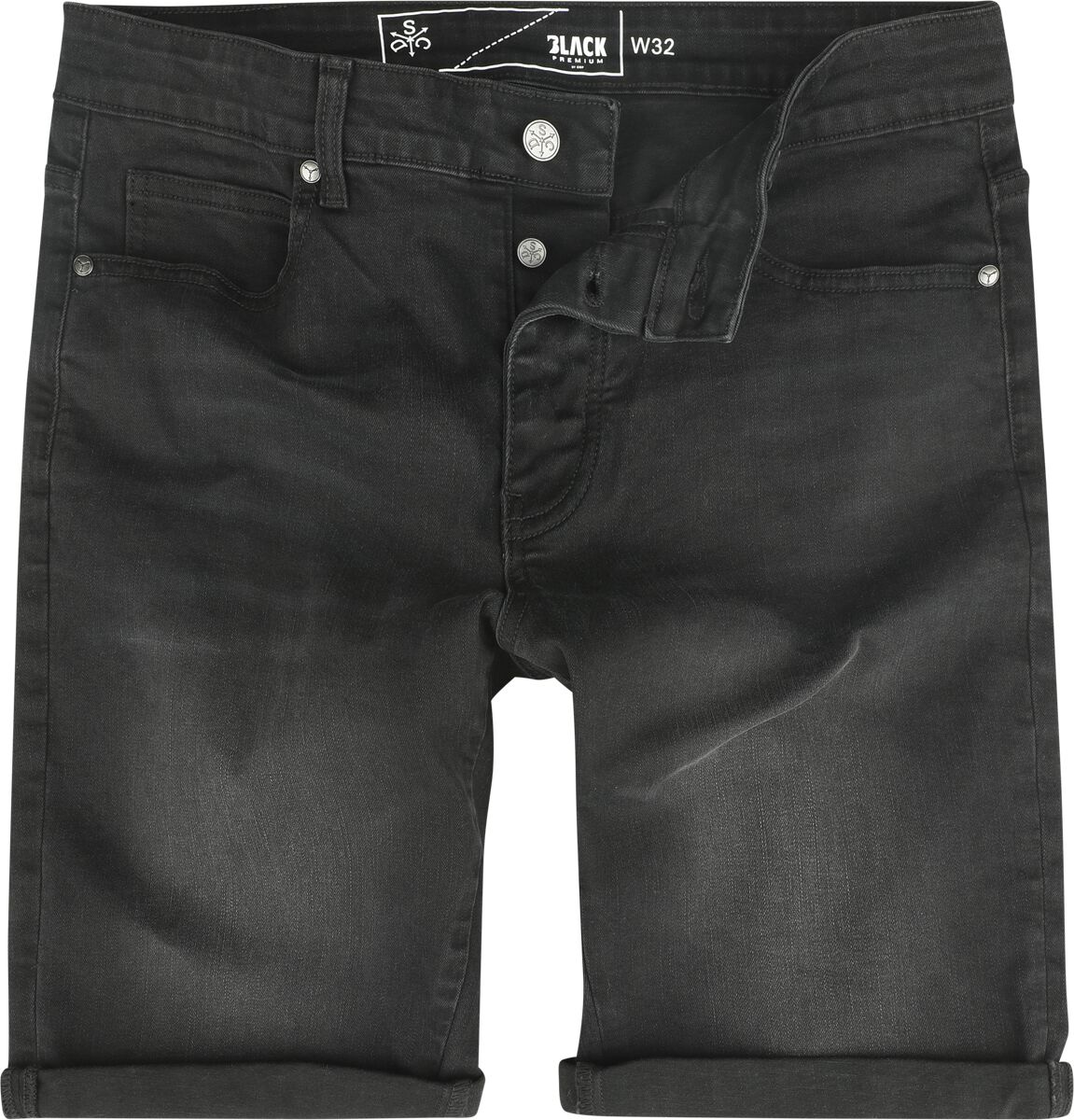 Black Premium by EMP Short - EMP Street Crafted Design Collection - Shorts - 29 bis 34 - für Männer - Größe 29 - schwarz von Black Premium by EMP