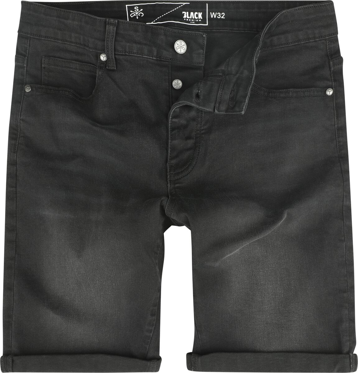 Black Premium by EMP Short - EMP Street Crafted Design Collection - Shorts - 29 bis 34 - für Männer - Größe 31 - schwarz von Black Premium by EMP