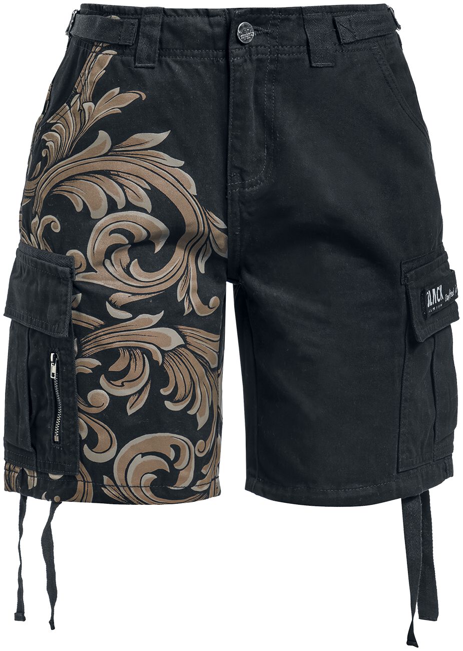 Black Premium by EMP Shorts with ornaments Short schwarz in 27 von Black Premium by EMP