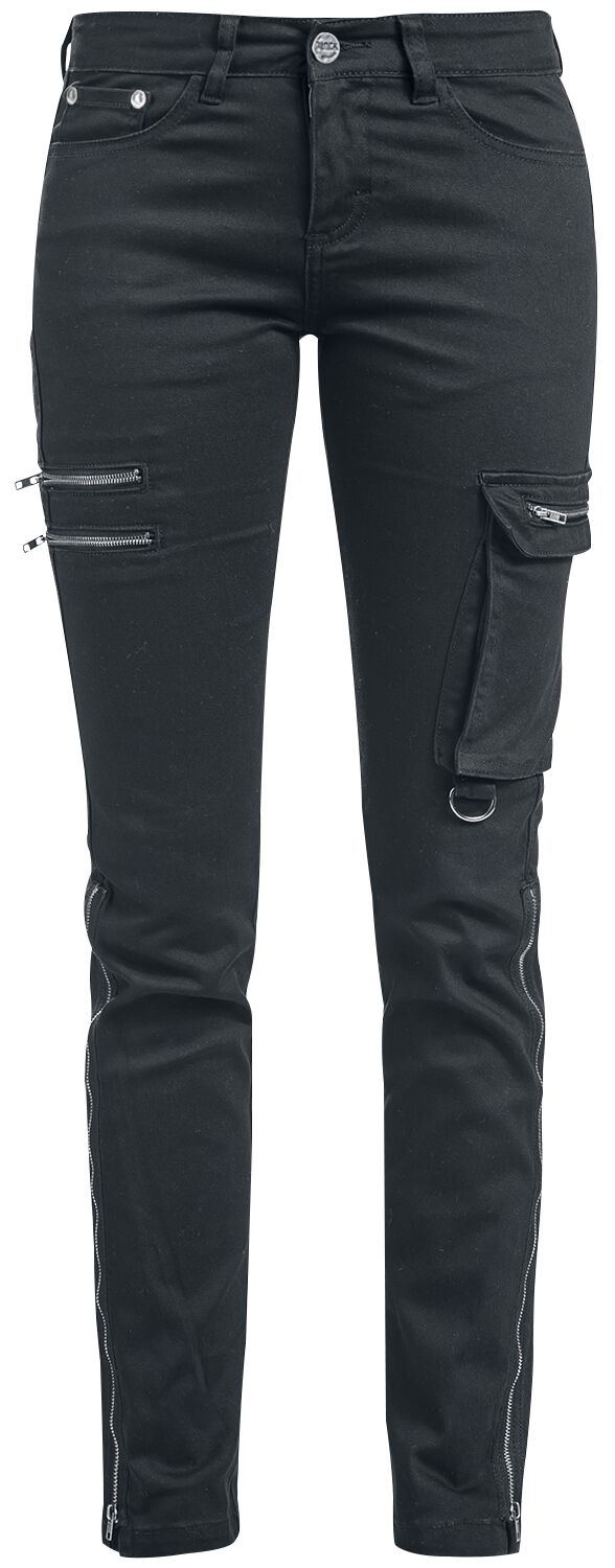 Black Premium by EMP Skarlett - Schwarze Jeans mit zwei Saumvarianten Jeans schwarz in W29L32 von Black Premium by EMP