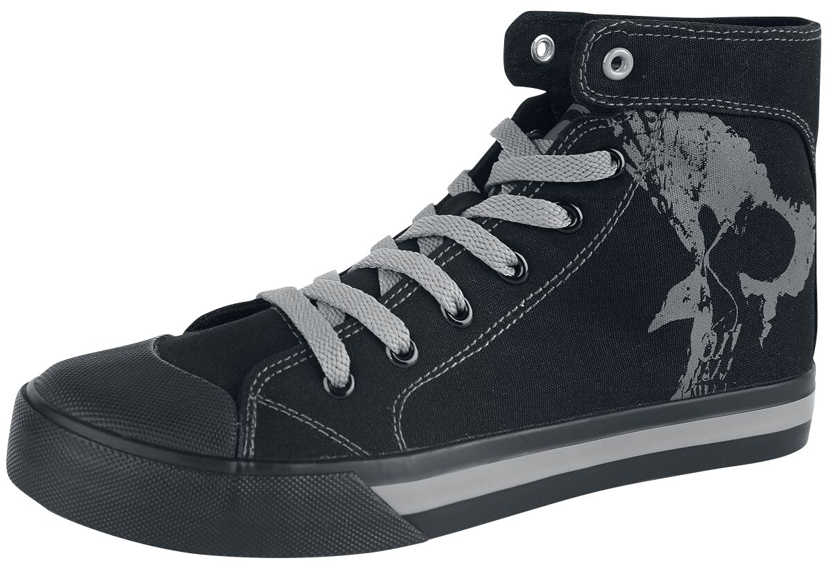 Black Premium by EMP Sneaker high - Walk The Line - EU37 bis EU45 - Größe EU37 - schwarz von Black Premium by EMP