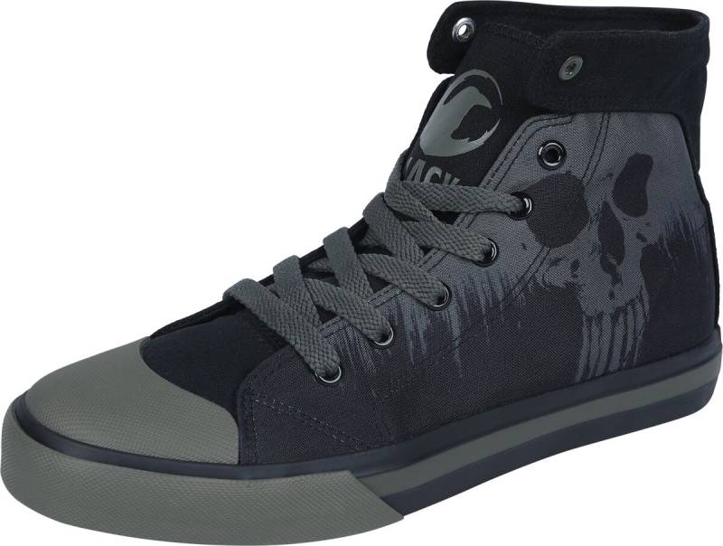 Black Premium by EMP Sneaker with Skull Print Sneaker high schwarz in EU41 von Black Premium by EMP