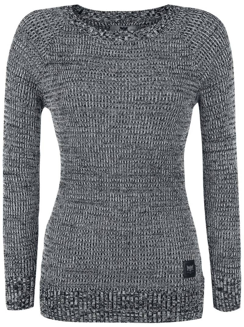 Black Premium by EMP Strickpullover - Feel Me - S bis XXL - für Damen - Größe XXL - schwarz/weiß von Black Premium by EMP
