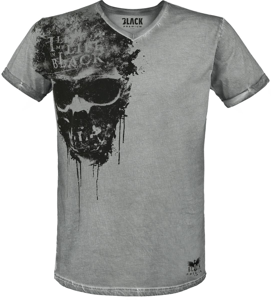 Black Premium by EMP T-Shirt - Heavy Soul - S bis 5XL - für Männer - Größe 5XL - grau Black Premium by EMP T-Shirt - Heavy Soul - S bis 5XL - für Männer - Größe 5XL - grau von Black Premium by EMP
