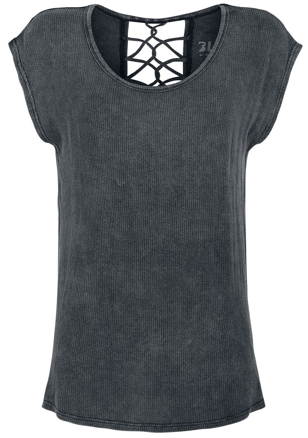Black Premium by EMP T-Shirt - T-Shirt mit Zierbändern am Rücken - XS bis XXL - für Damen - Größe L - schwarz Black Premium by EMP T-Shirt - T-Shirt mit Zierbändern am Rücken - XS bis XXL - für Damen - Größe L - schwarz von Black Premium by EMP