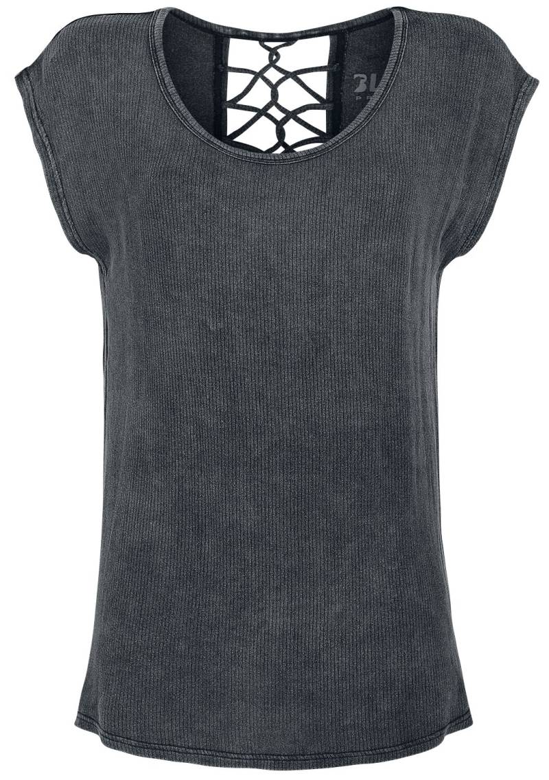 Black Premium by EMP T-Shirt - T-Shirt mit Zierbändern am Rücken - XS bis XXL - für Damen - Größe L - schwarz Black Premium by EMP T-Shirt - T-Shirt mit Zierbändern am Rücken - XS bis XXL - für Damen - Größe L - schwarz von Black Premium by EMP