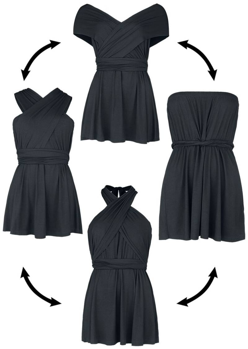 Black Premium by EMP Top - Multi-Way-Top - XS bis S - für Damen - Größe S - schwarz von Black Premium by EMP