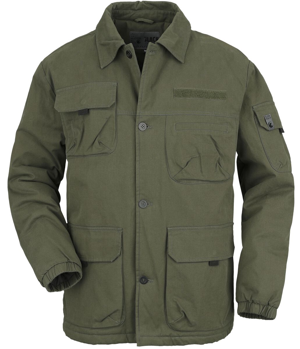Black Premium by EMP Übergangsjacke - Army Field Jacket - S bis XXL - für Männer - Größe M - oliv von Black Premium by EMP
