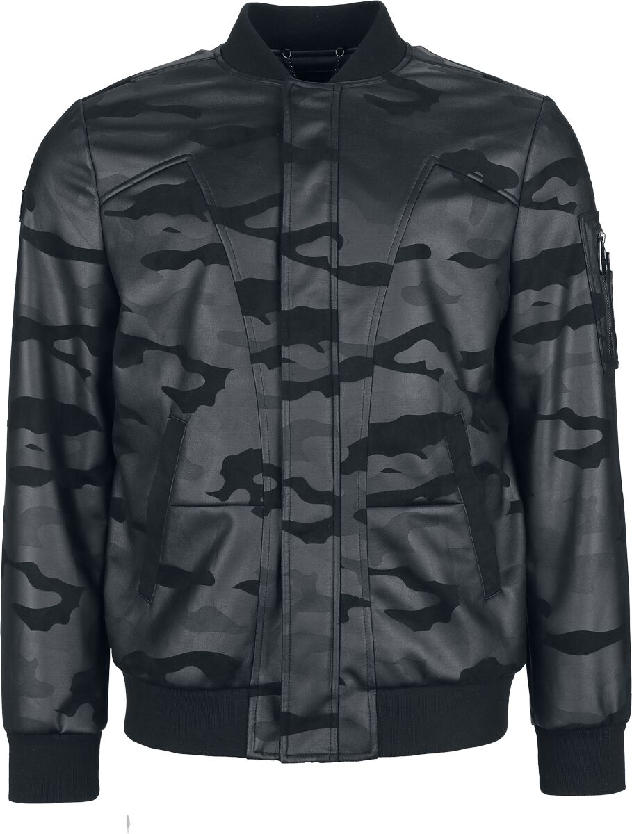 Black Premium by EMP Übergangsjacke - Black on Black - S bis XXL - für Männer - Größe M - schwarz von Black Premium by EMP