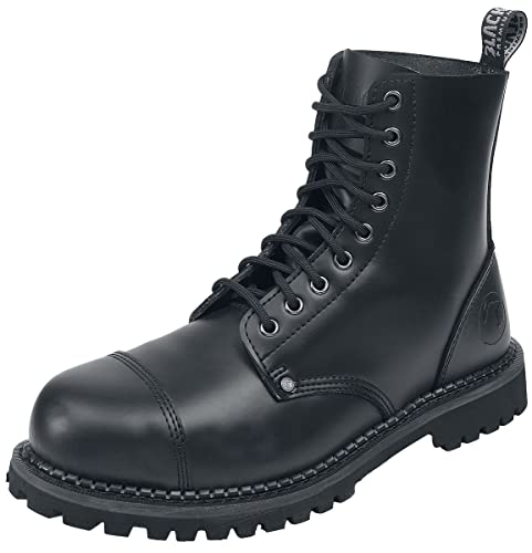 Black Premium by EMP Unisex Schwarze Schnürboots EU40 von Black Premium by EMP