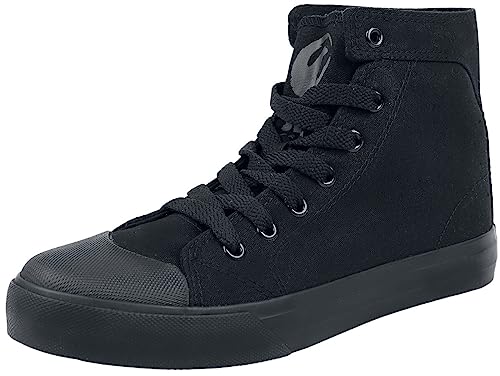 Black Premium by EMP Unisex Schwarze High-Sneaker vegan EU44 von Black Premium by EMP