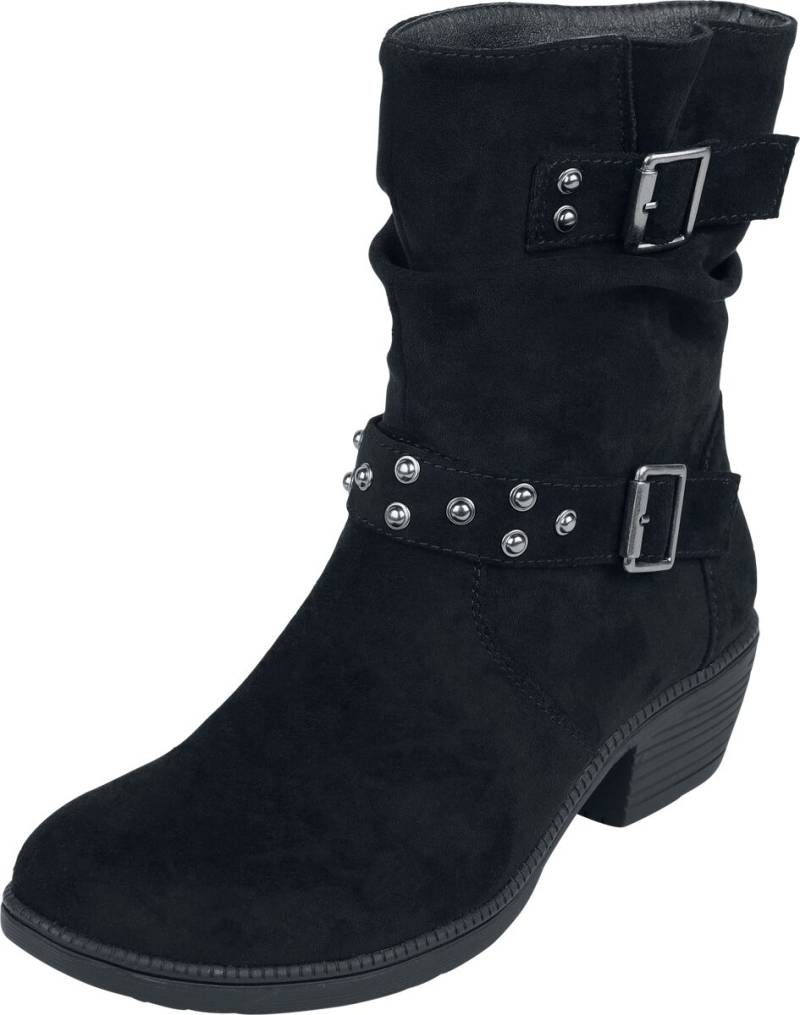 Black Premium by EMP Velvt Boots Boot schwarz in EU37 von Black Premium by EMP