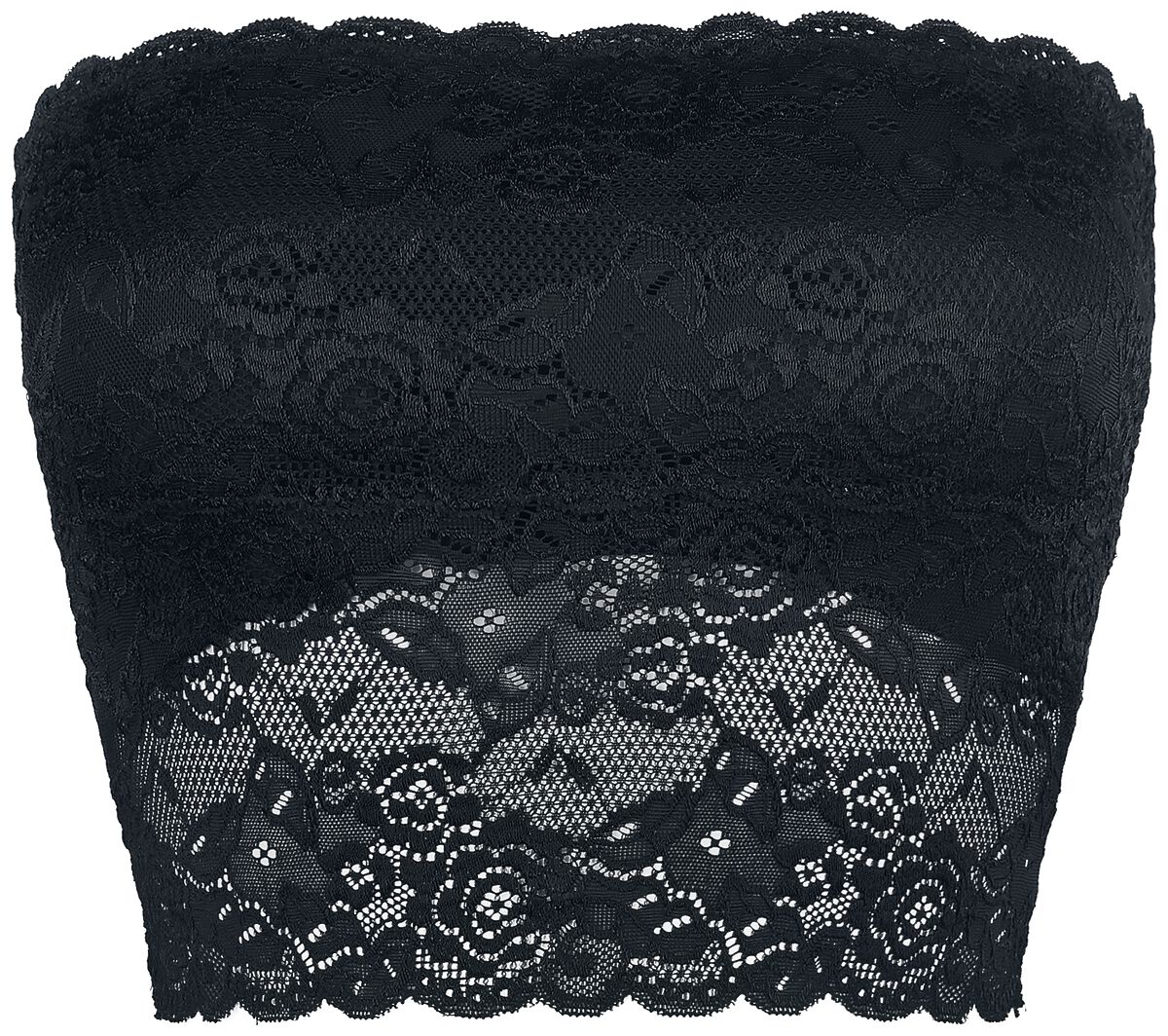 Black Premium by EMP Whispers In The Dark Bandeau schwarz in 4XL von Black Premium by EMP