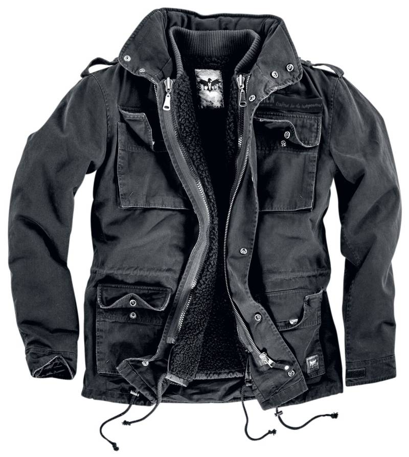 Black Premium by EMP Winterjacke - Army Field Jacket - M bis 4XL - für Männer - Größe L - schwarz von Black Premium by EMP