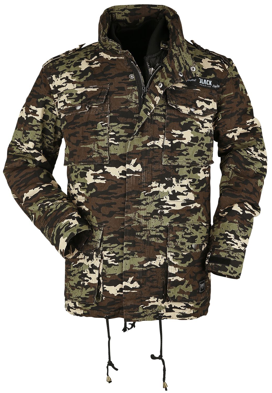 Black Premium by EMP Winterjacke - Army Field Jacket - S bis XXL - für Männer - Größe M - darkcamo von Black Premium by EMP