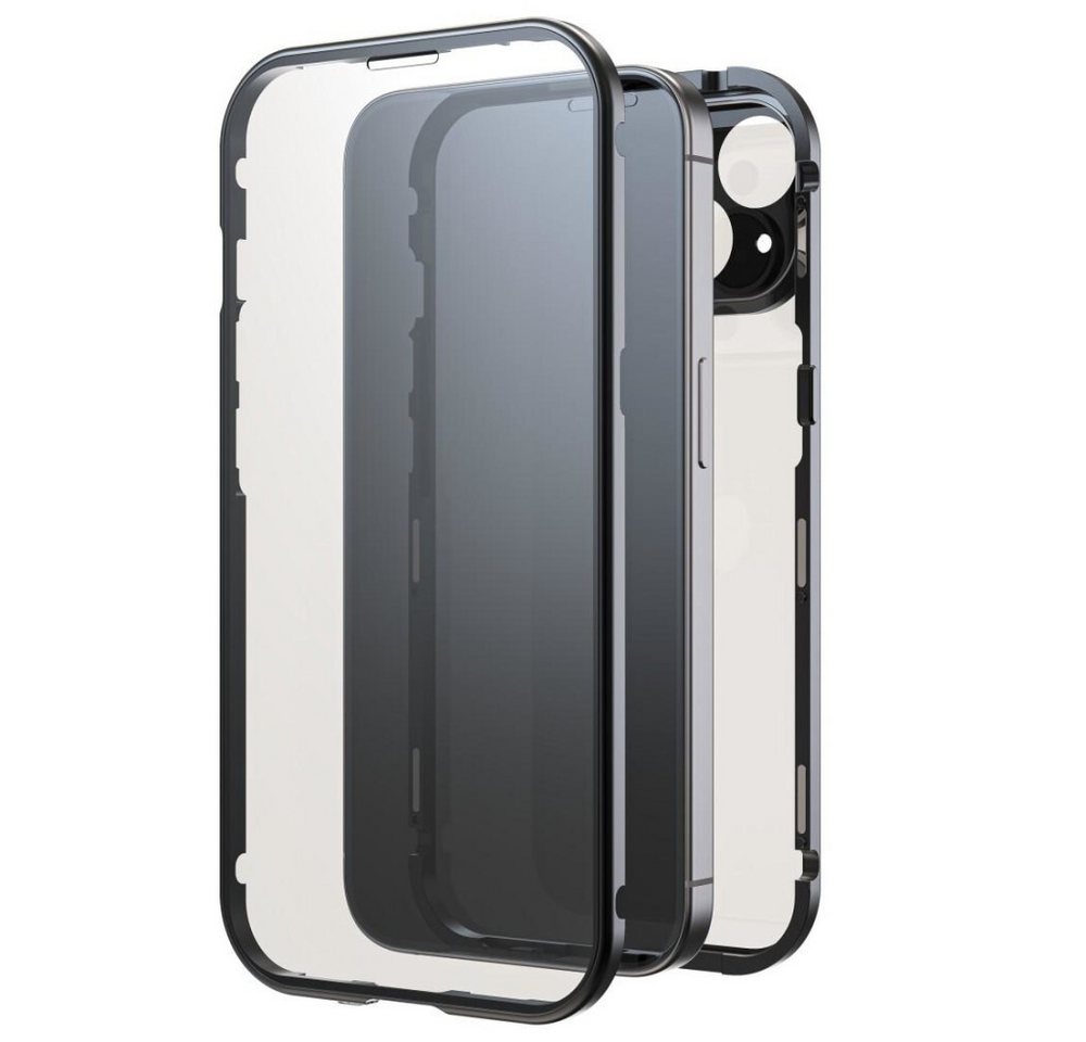 Black Rock Handytasche 00221253 Cover 360° Glass für iPhone 15 schwarz (Rundum Schutz durch 360° Glasabdeckung) von Black Rock