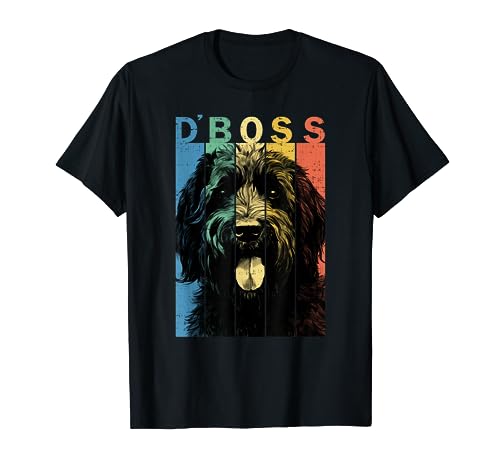 Der lustige Black Russian Terrier Boss Mama Papa Hundeliebhaber T-Shirt von Black Russian Terrier AxisOne1