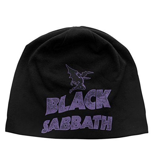 BLACK SABBATH, Logo & devil LIGHT BEANIE - Beanie von Black Sabbath