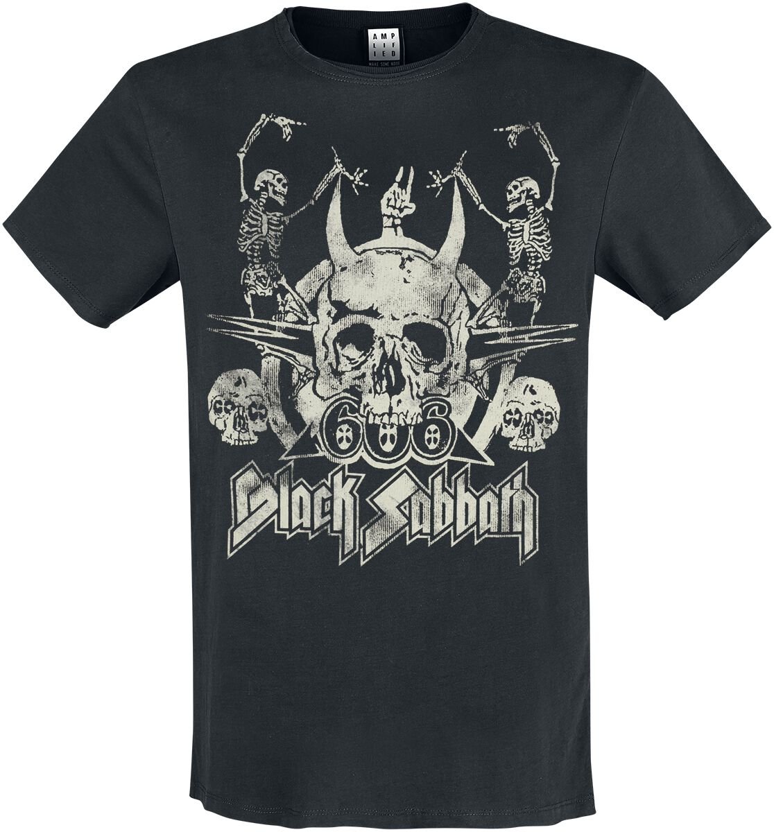 Black Sabbath Amplified Collection - Dancing Skulls T-Shirt schwarz in L von Black Sabbath