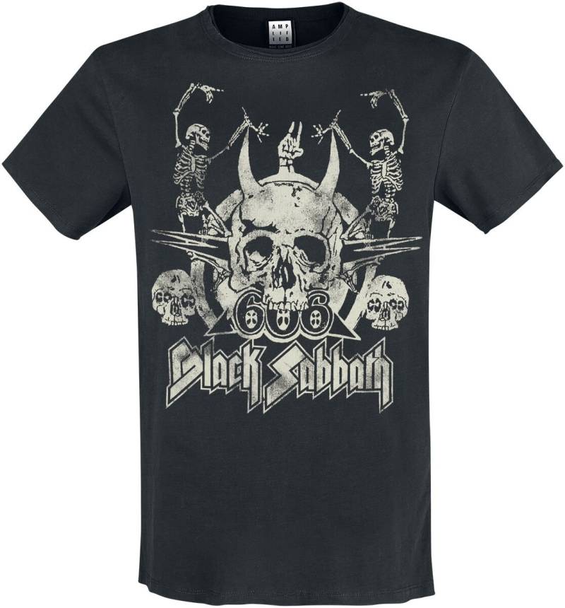 Black Sabbath Amplified Collection - Dancing Skulls T-Shirt schwarz in L von Black Sabbath