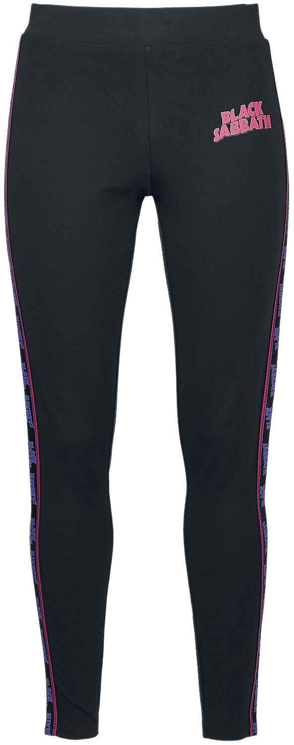 Black Sabbath Amplified Collection - Ladies Cotton Taped Yoga Leggings Leggings schwarz in S von Black Sabbath