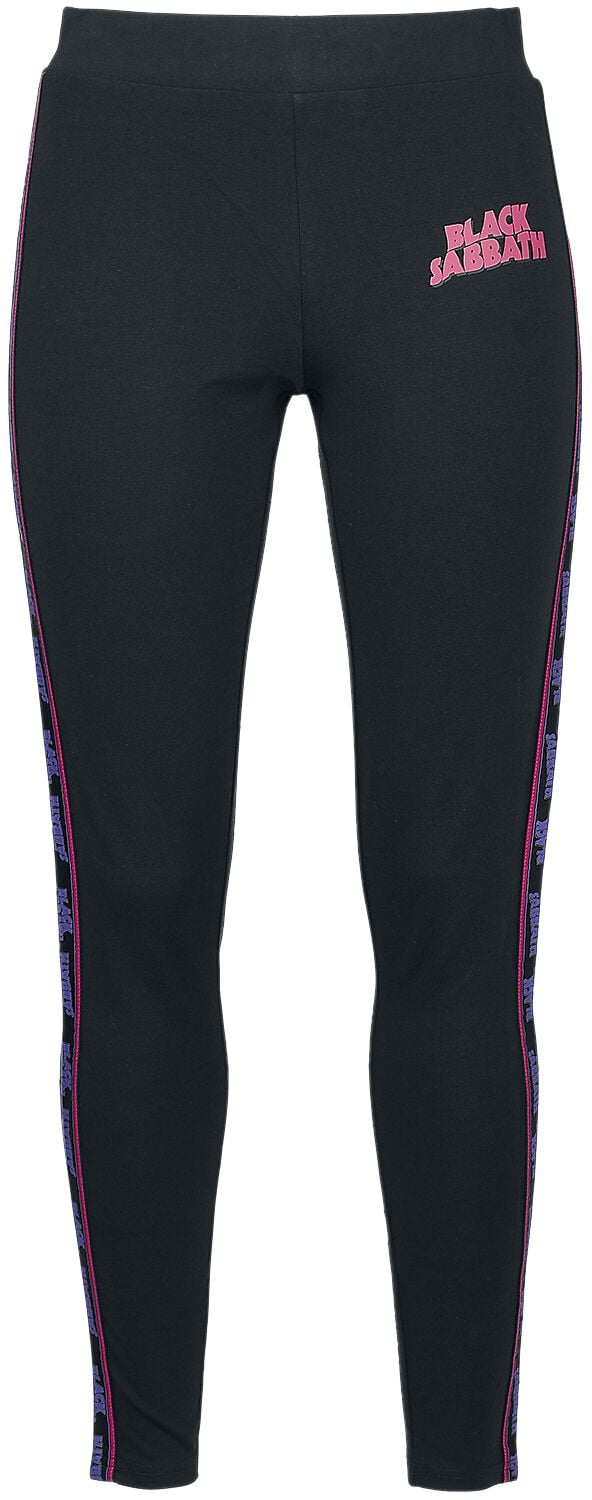 Black Sabbath Amplified Collection - Ladies Cotton Taped Yoga Leggings Leggings schwarz in XS von Black Sabbath