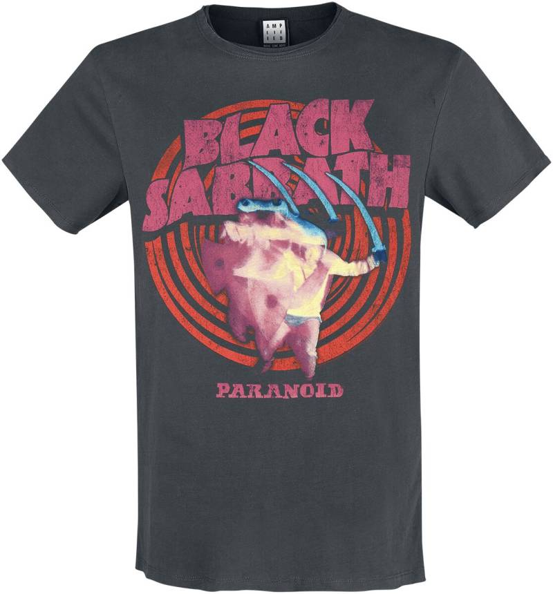 Black Sabbath Amplified Collection - Paranoid T-Shirt charcoal in L von Black Sabbath