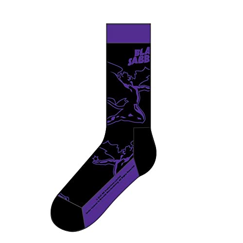 Black Sabbath Ankle Socken Logo and Demon offiziell Herren Schwarz (UK SIZE 7 - UK Size 7-11 von Black Sabbath