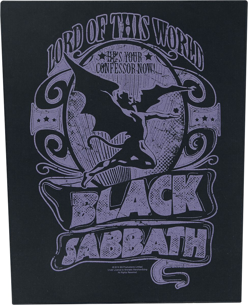 Black Sabbath Backpatch - Lord Of This World   - Lizenziertes Merchandise! von Black Sabbath