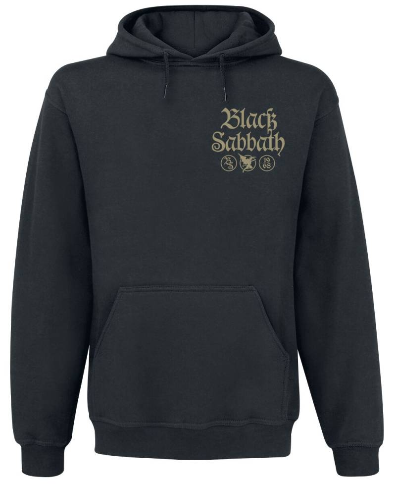 Black Sabbath Demon Fire Circle Kapuzenpullover schwarz in L von Black Sabbath