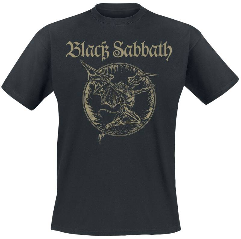 Black Sabbath Demon Fire Circle T-Shirt schwarz in 3XL von Black Sabbath