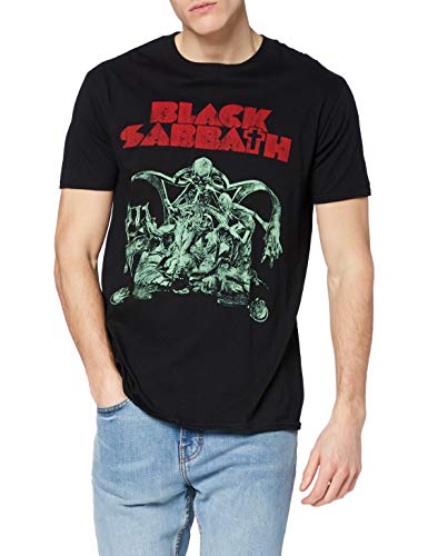 Black Sabbath Herren Bloody Sabbath Cutout T-Shirt, Schwarz, L von Black Sabbath