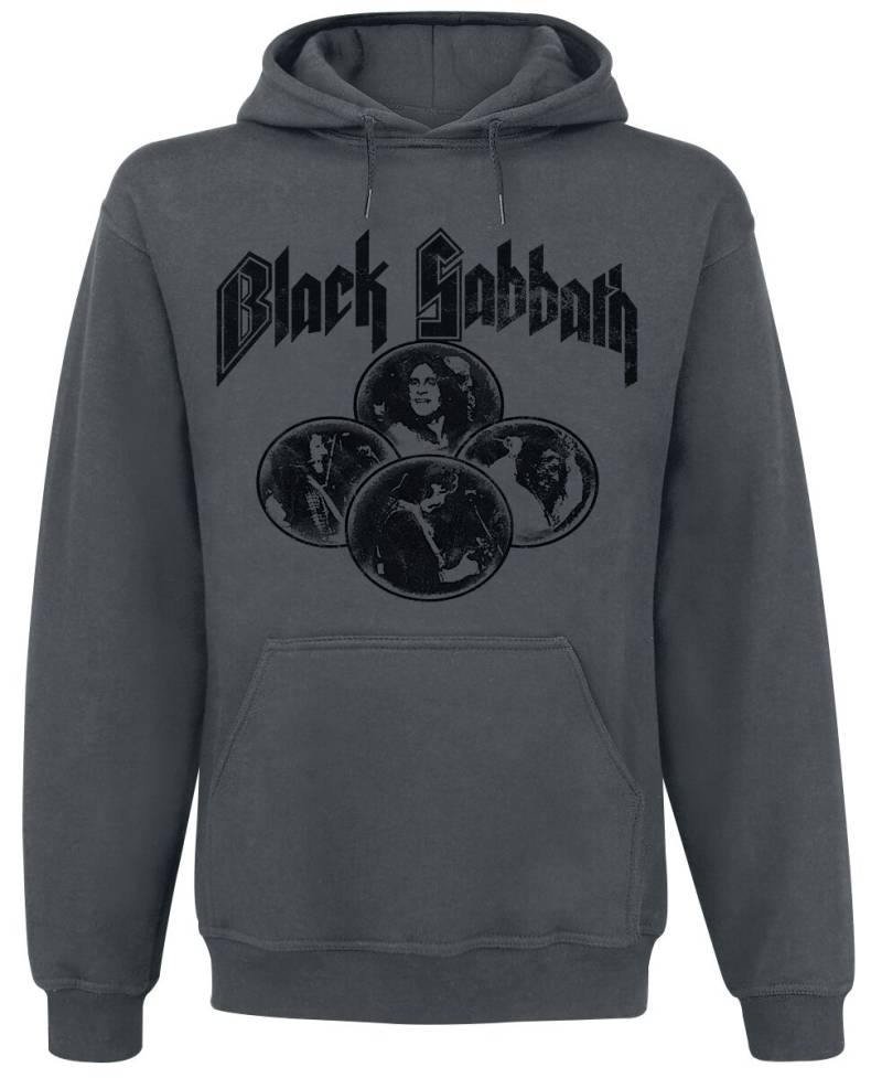 Black Sabbath Kapuzenpullover - Multi Portrait - S bis 3XL - für Männer - Größe S - graphite  - Lizenziertes Merchandise! von Black Sabbath