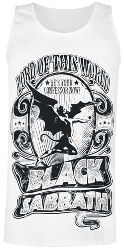 Black Sabbath Lord of This World Männer Tank-Top weiß XXL 100% Baumwolle Band-Merch, Bands von Black Sabbath