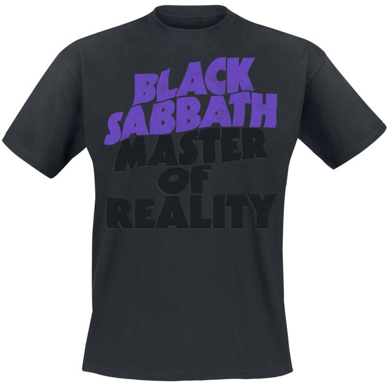 Black Sabbath Master Of Reality Tracklist T-Shirt schwarz in L von Black Sabbath