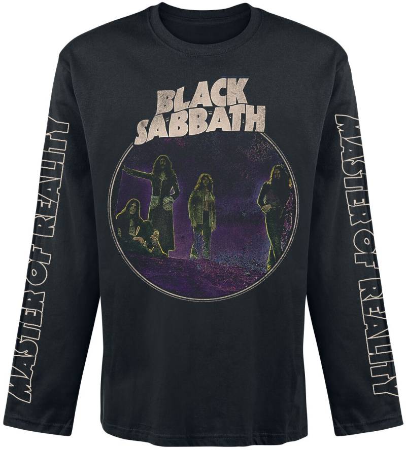 Black Sabbath Master of Reality Photo Langarmshirt schwarz in M von Black Sabbath