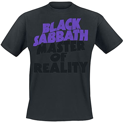 Black Sabbath Master of Reality Tracklist Männer T-Shirt schwarz XL 100% Baumwolle Band-Merch, Bands von Black Sabbath