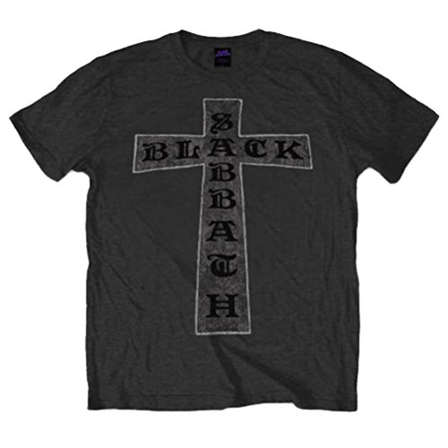 Black Sabbath Merchandise Herren Fan T-Shirt Cross von Gr: L von Bravado