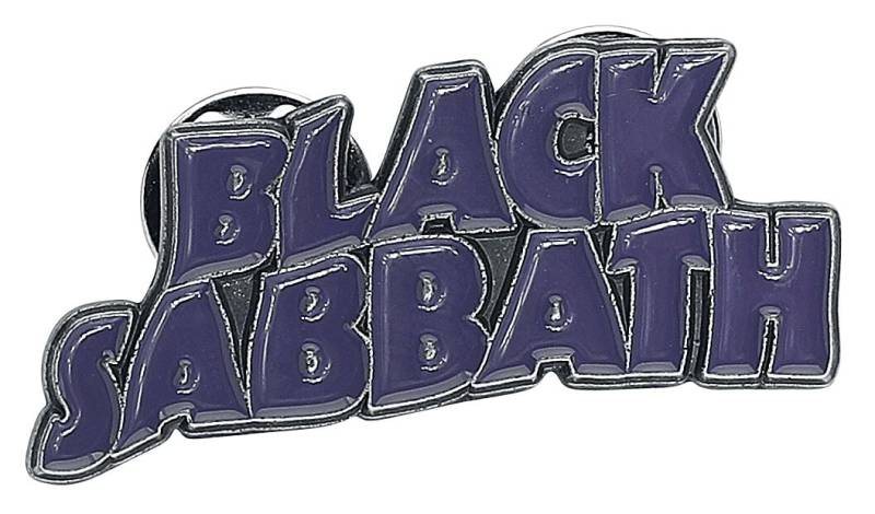 Black Sabbath Pin - Purple Wavy Logo - lila  - Lizenziertes Merchandise! von Black Sabbath