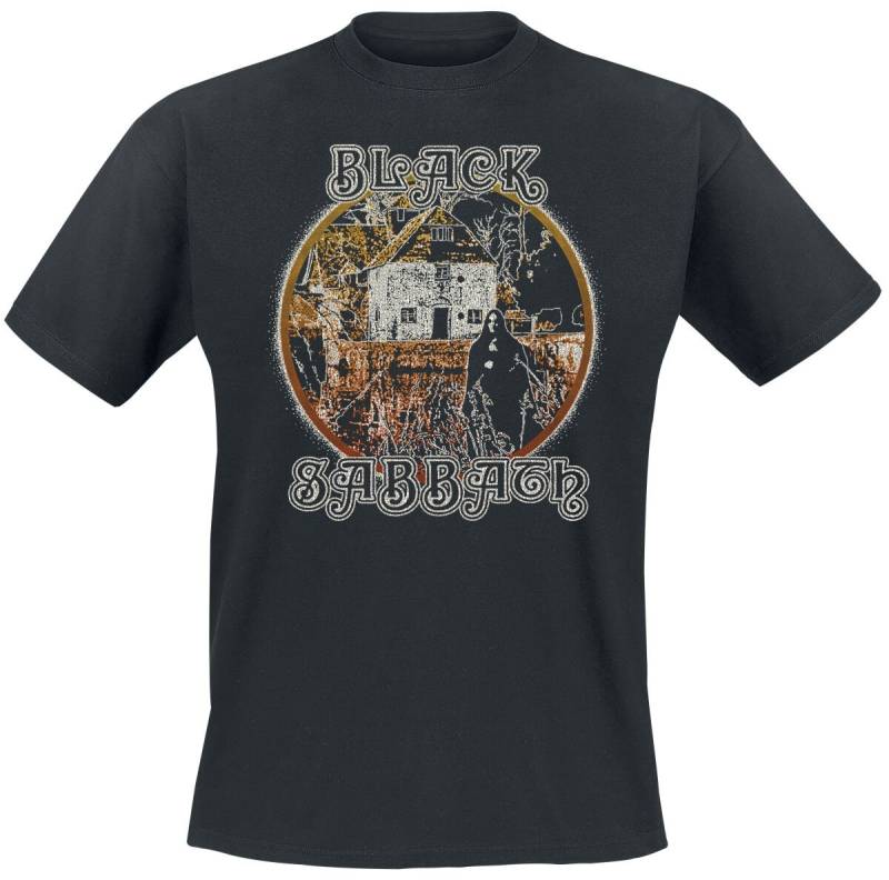 Black Sabbath Self Titled Circle T-Shirt schwarz in 3XL von Black Sabbath