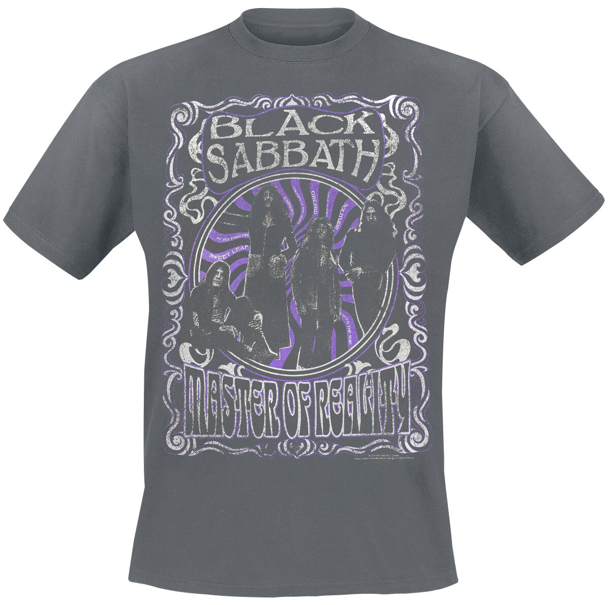 Black Sabbath T-Shirt - Master Of Reality Vintage - S bis XXL - für Männer - Größe XXL - charcoal  - Lizenziertes Merchandise! von Black Sabbath