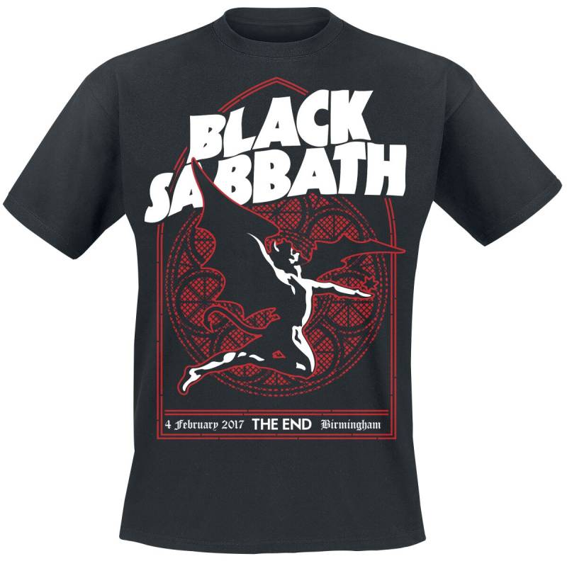 Black Sabbath T-Shirt - The End Church Window - M bis XXL - für Männer - Größe XXL - schwarz  - Lizenziertes Merchandise! von Black Sabbath