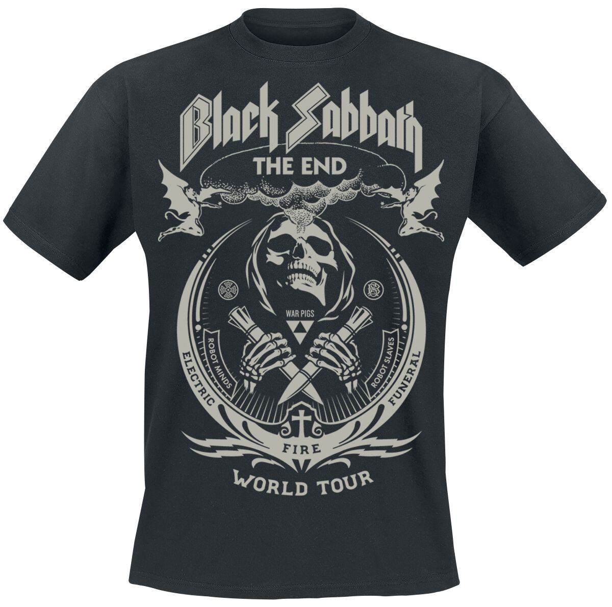 Black Sabbath T-Shirt - The End Grim Reaper - S bis 5XL - für Männer - Größe 3XL - schwarz  - Lizenziertes Merchandise! von Black Sabbath